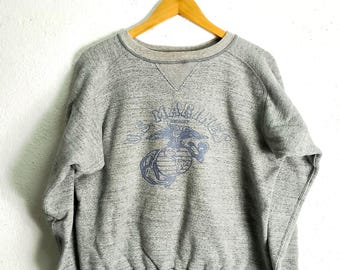 Vintage Us marines cheswick Toyo Enterprise Japan crewneck - Large