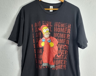 Homer Simpson devil t-shirt XL