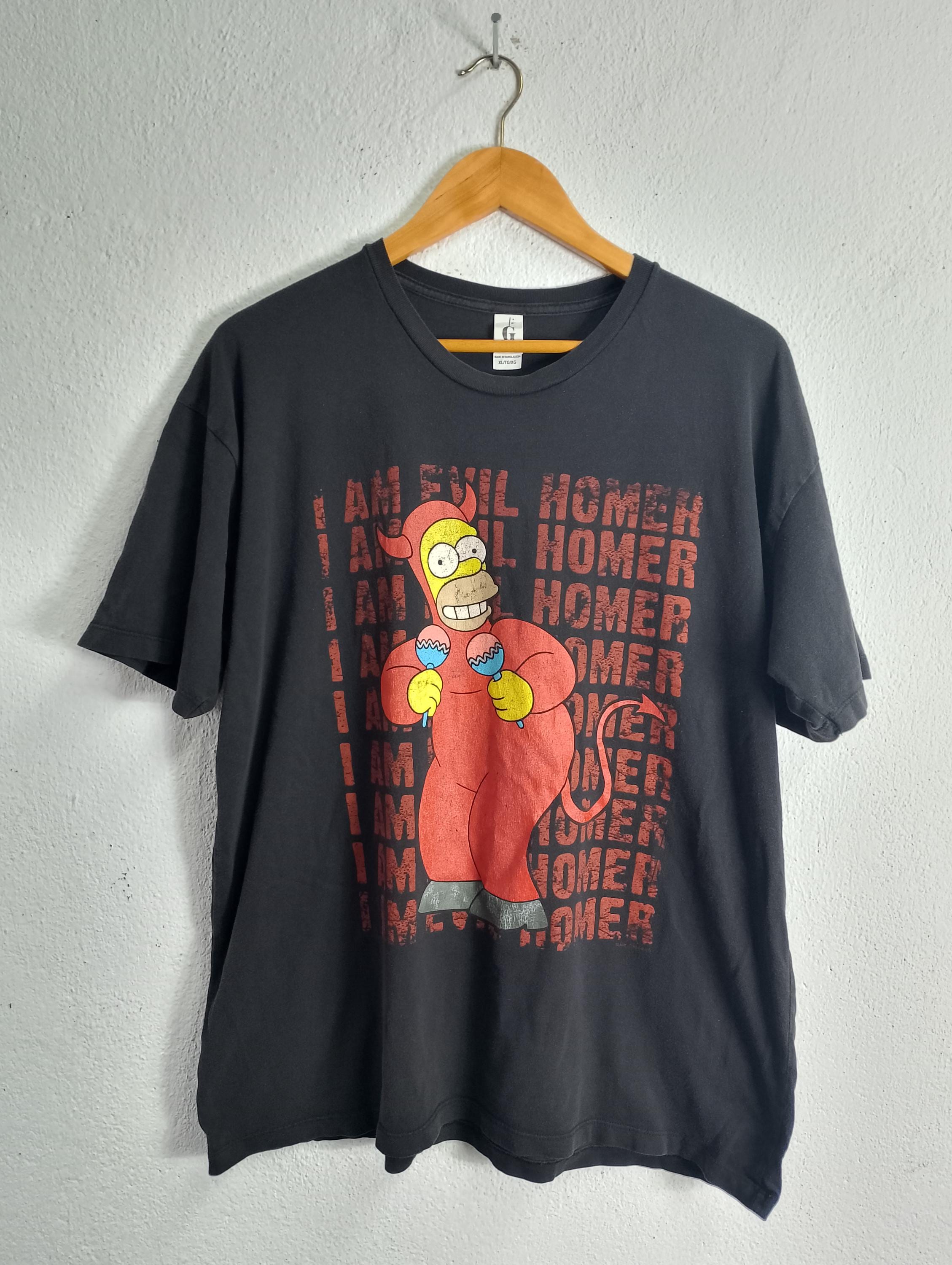 ホーマー・シンプソン 悪魔Tシャツ XL - Etsy 日本