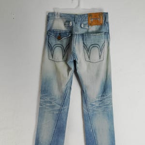 00s EDWIN White Flare Denim SWAG DRIP swag EDWIN white denim y2k 00s
