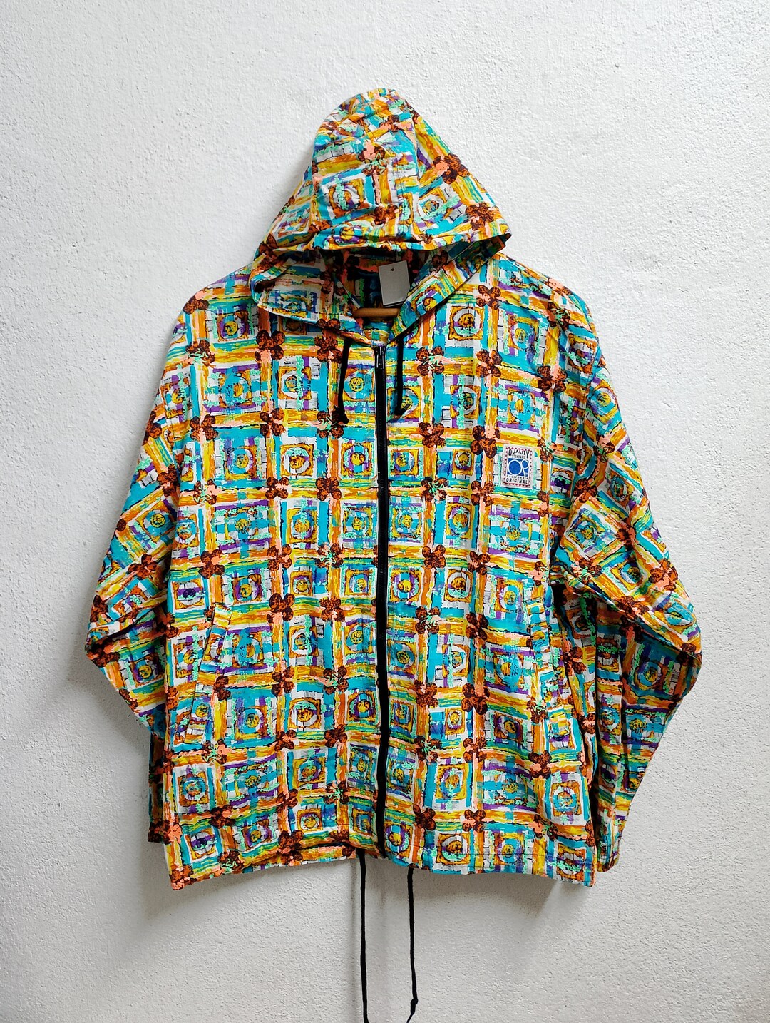 Vintage Ocean Pacific Light Cotton Zipper Jacket M - Etsy