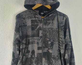 Leichter Punk-Rock-Stil Hoodies von beaumere Japan Größe Medium