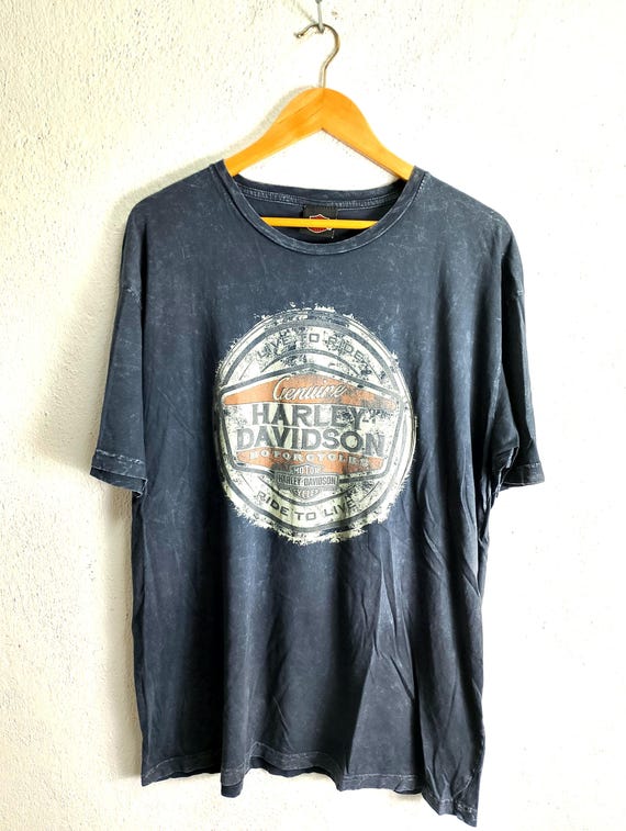 ハーレーダビッドソンTシャツ　サイズＬ　色あせ有りHarley-Davidson ハーレーダビッドソン ロサンゼルス Tシャツ XL - Etsy 日本