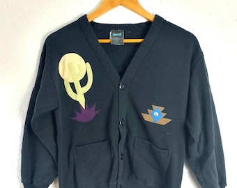 Cárdigan vintage Sunbelt, talla mediana (10-12)