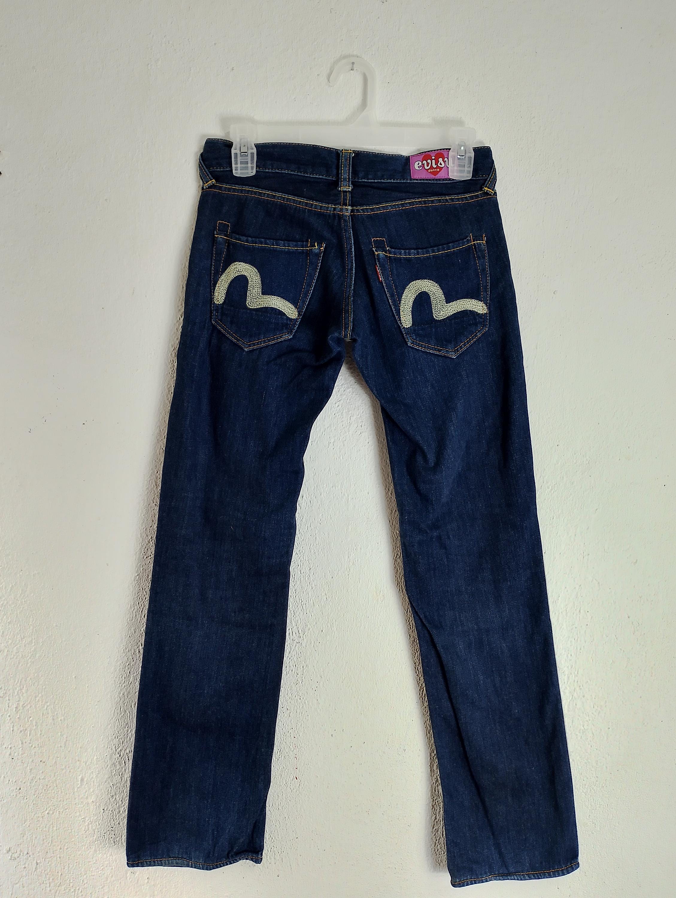 EVISU donnaデニム レディース27 Evisu Donna Japan Low Rise Jeans Size in 27/28 - Etsy