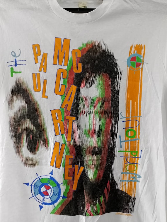 Vintage Paul Mccartney 80s T-shirt XXL - Etsy