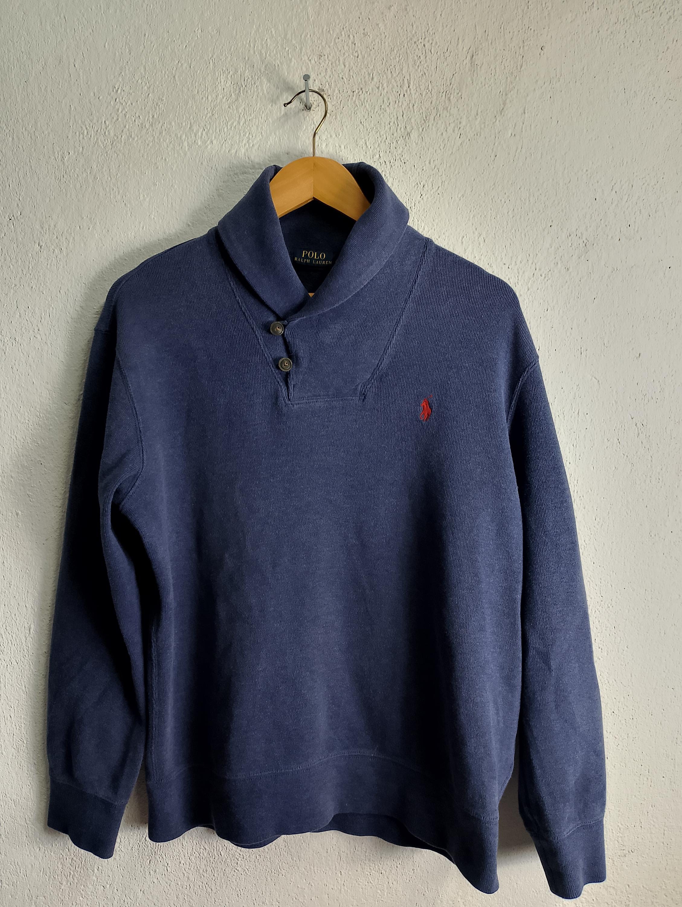 Polo Ralph Lauren Shawl Collar Sweatshirt Large - Etsy Norway