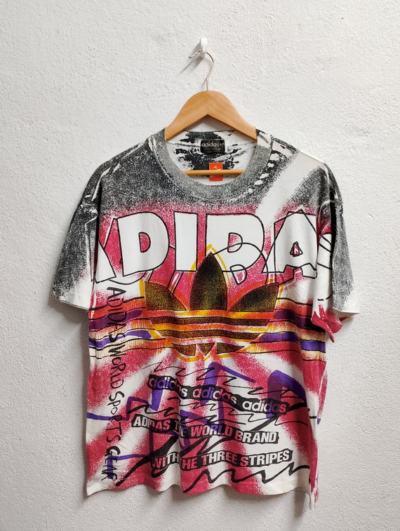 Vintage Adidas Decente OVP T shirt Large Etsy
