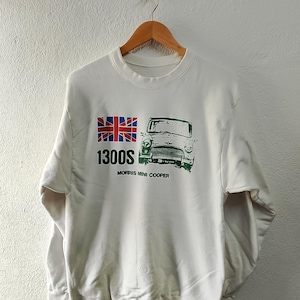 Morris mini Cooper crewneck sweatshirt Medium