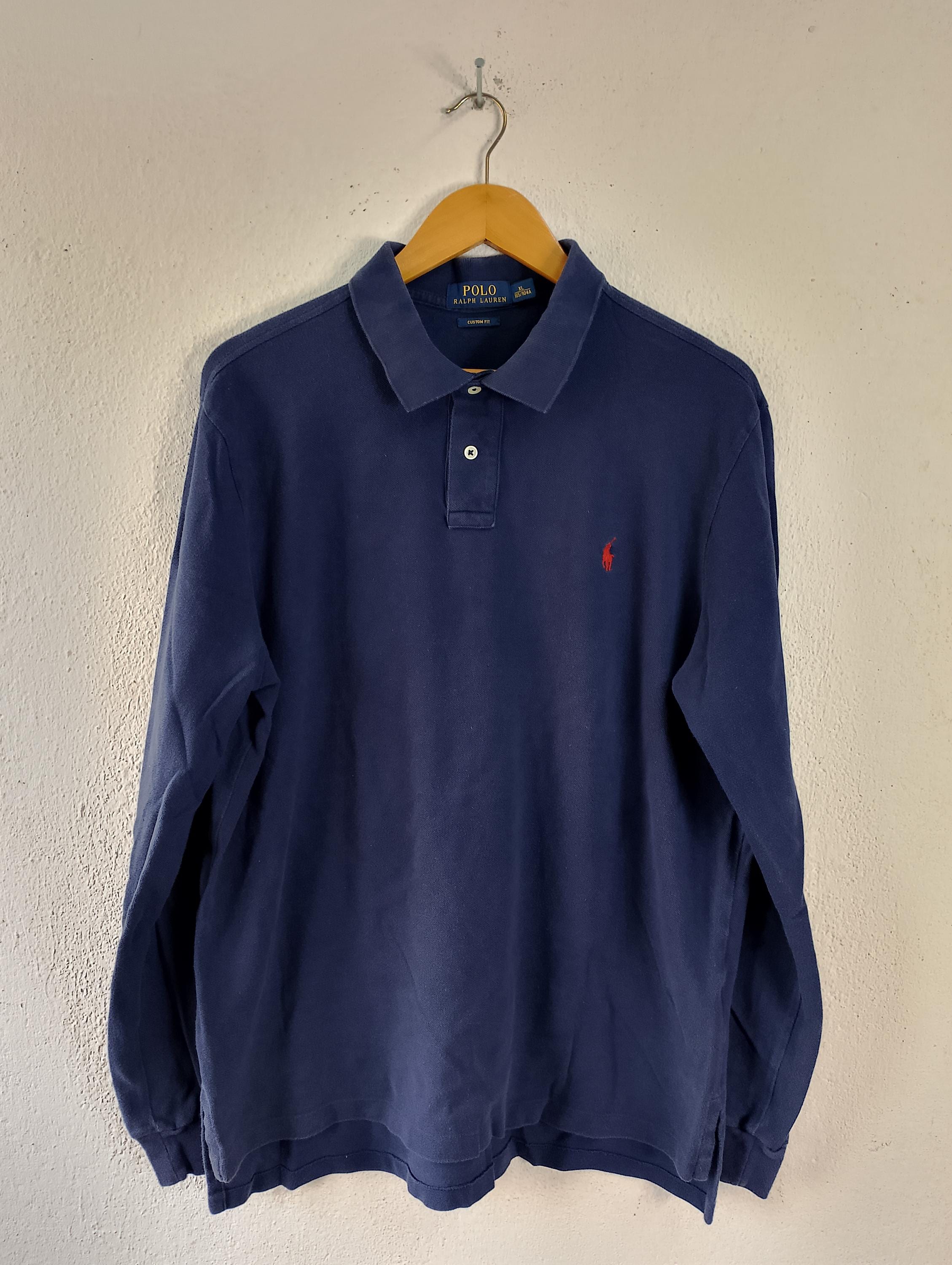 polo ralph lauren custom fit dress shirt Polo Ralph Lauren Classic Fit Oxford Shirt Blue – Hajjar's Big & Tall Mens  Clothing main image 0