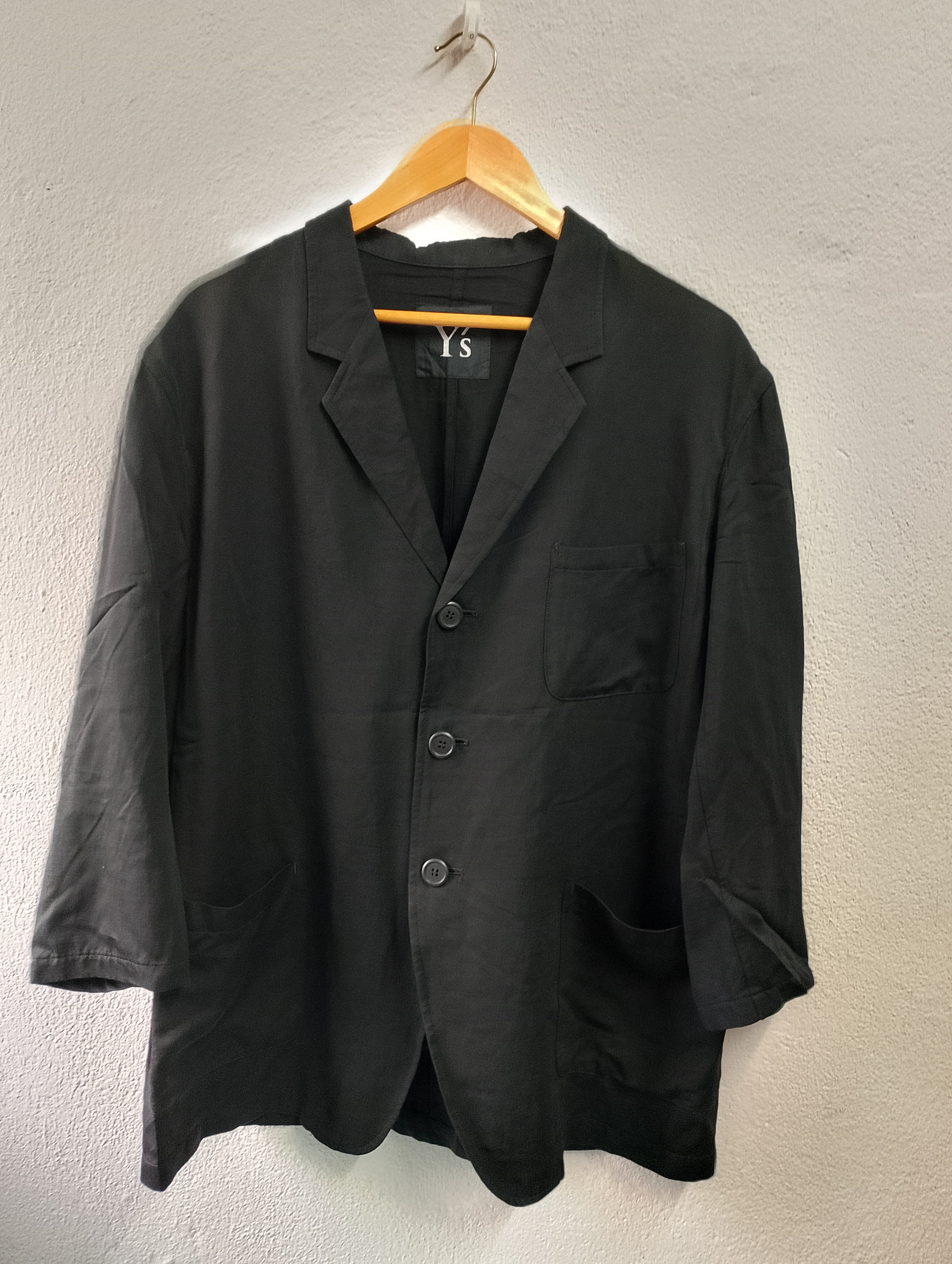 ジャケット・アウター Yohji Yamamoto Rayon Tailored Jacket Yohji Yamamoto Rayon Linen Blazer - Etsy Canada