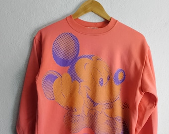Sudadera de cuello redondo vintage de Tokio Disneyland tamaño mediano