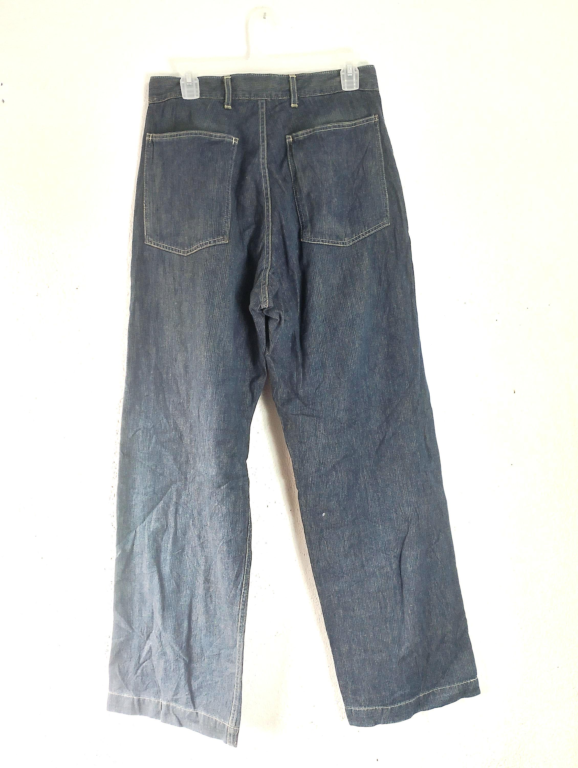 Blueway Army Pattern Denim Pants Size in 30 Inches - Etsy