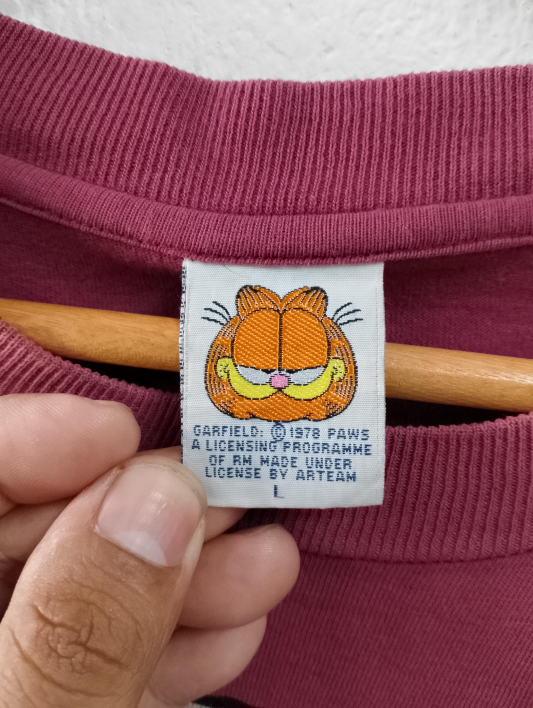Garfield EST 1978 - Maglietta Unisex Adulto In Cotone, Nero, Taglia XL