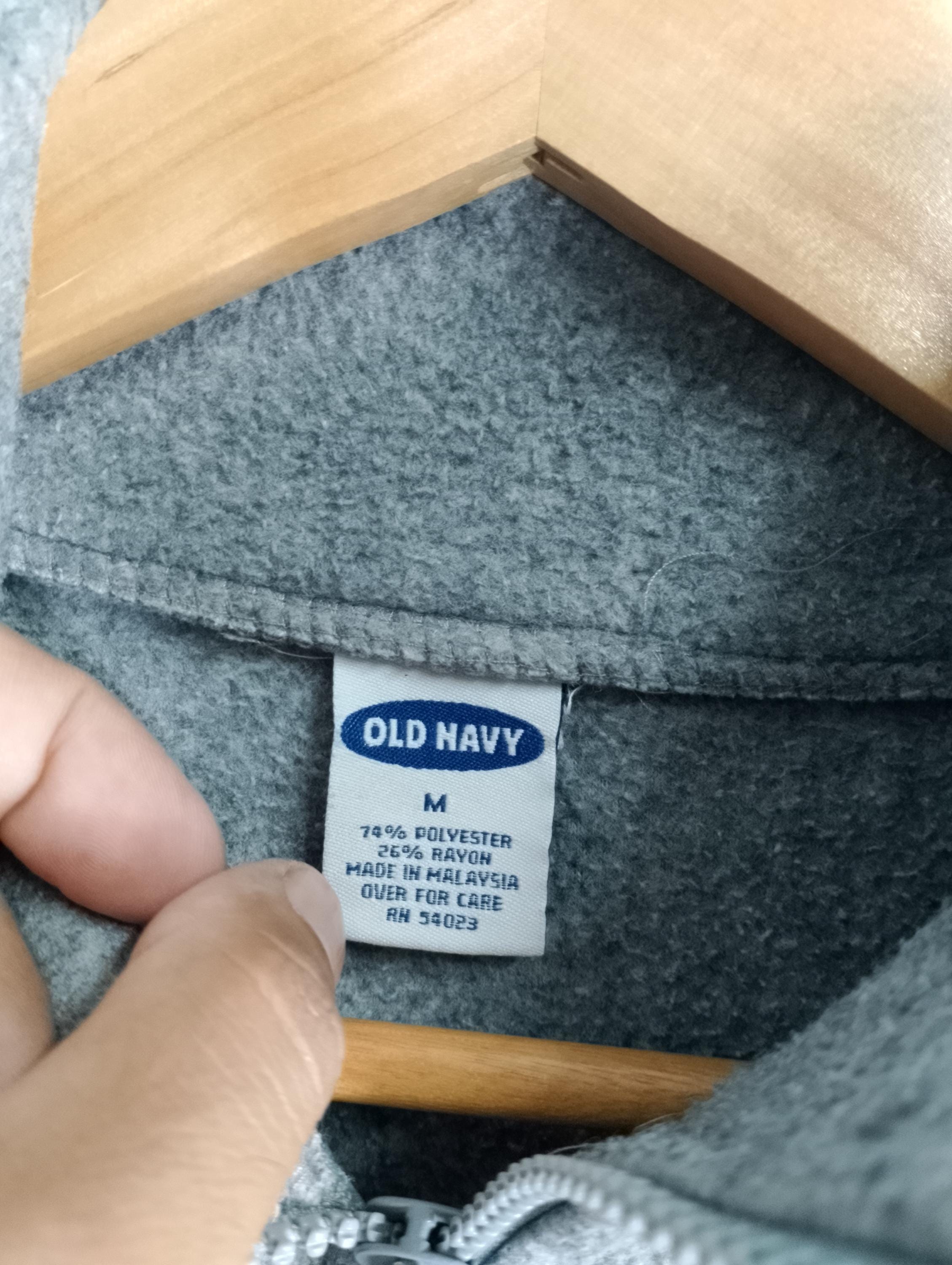 Vintage Old Navy Fleece Half Zipper Pullover Jacket Medium - Etsy