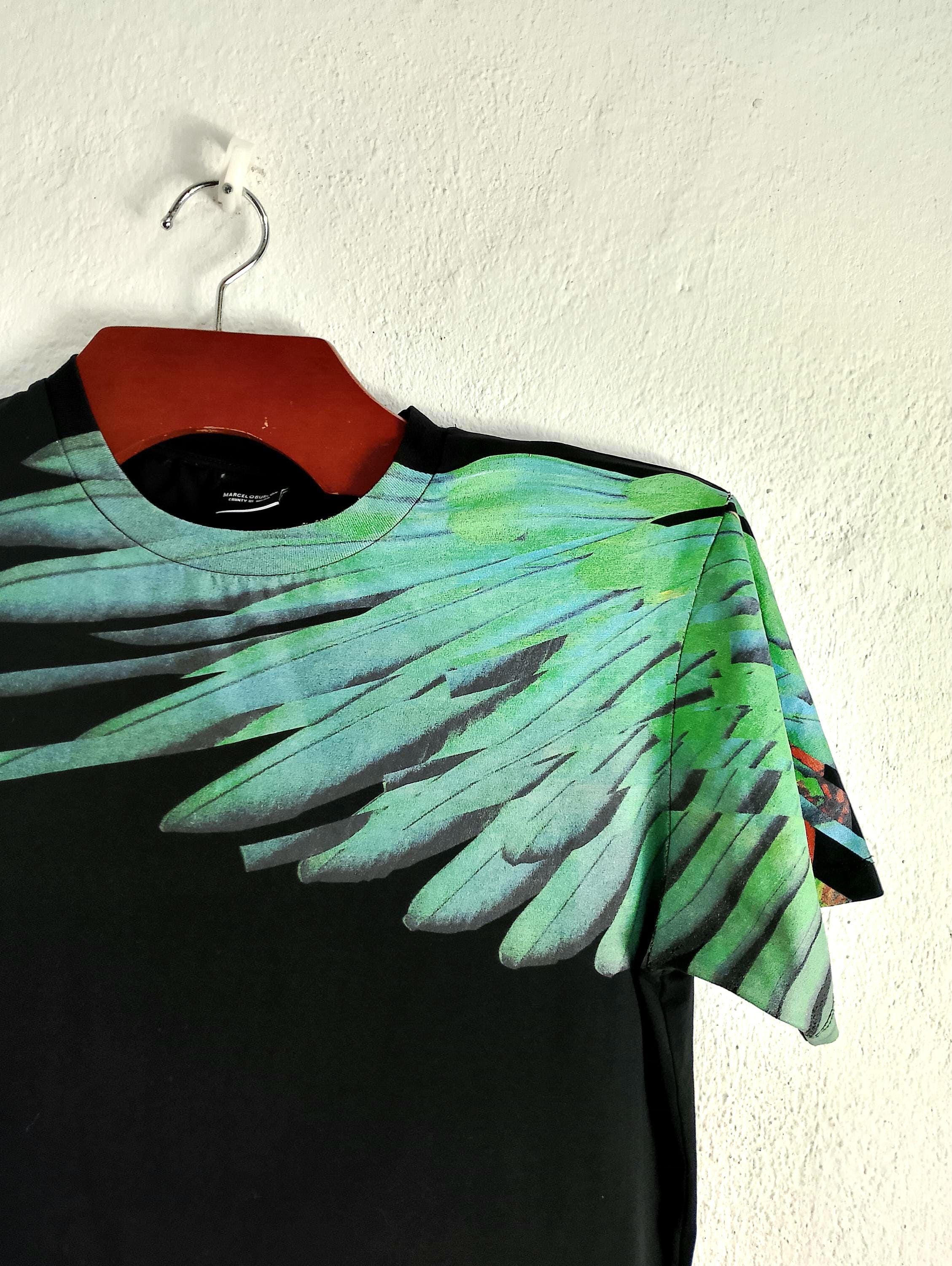 Marcelo Burlon T-shirt - Etsy Marcelo Burlon T-shirt - Etsy