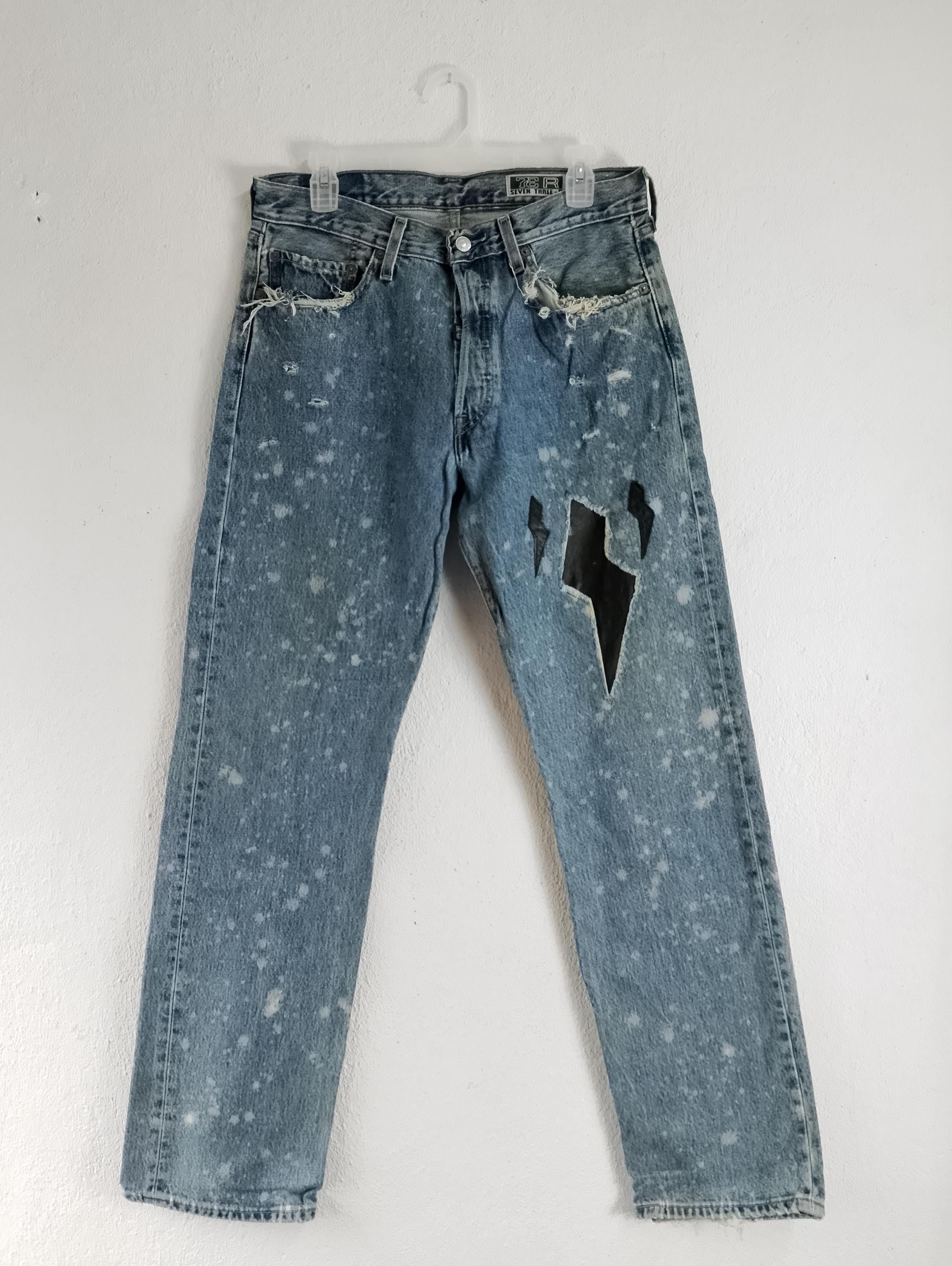 Levis 501 X Seven Three R Custom Size 32 - Etsy