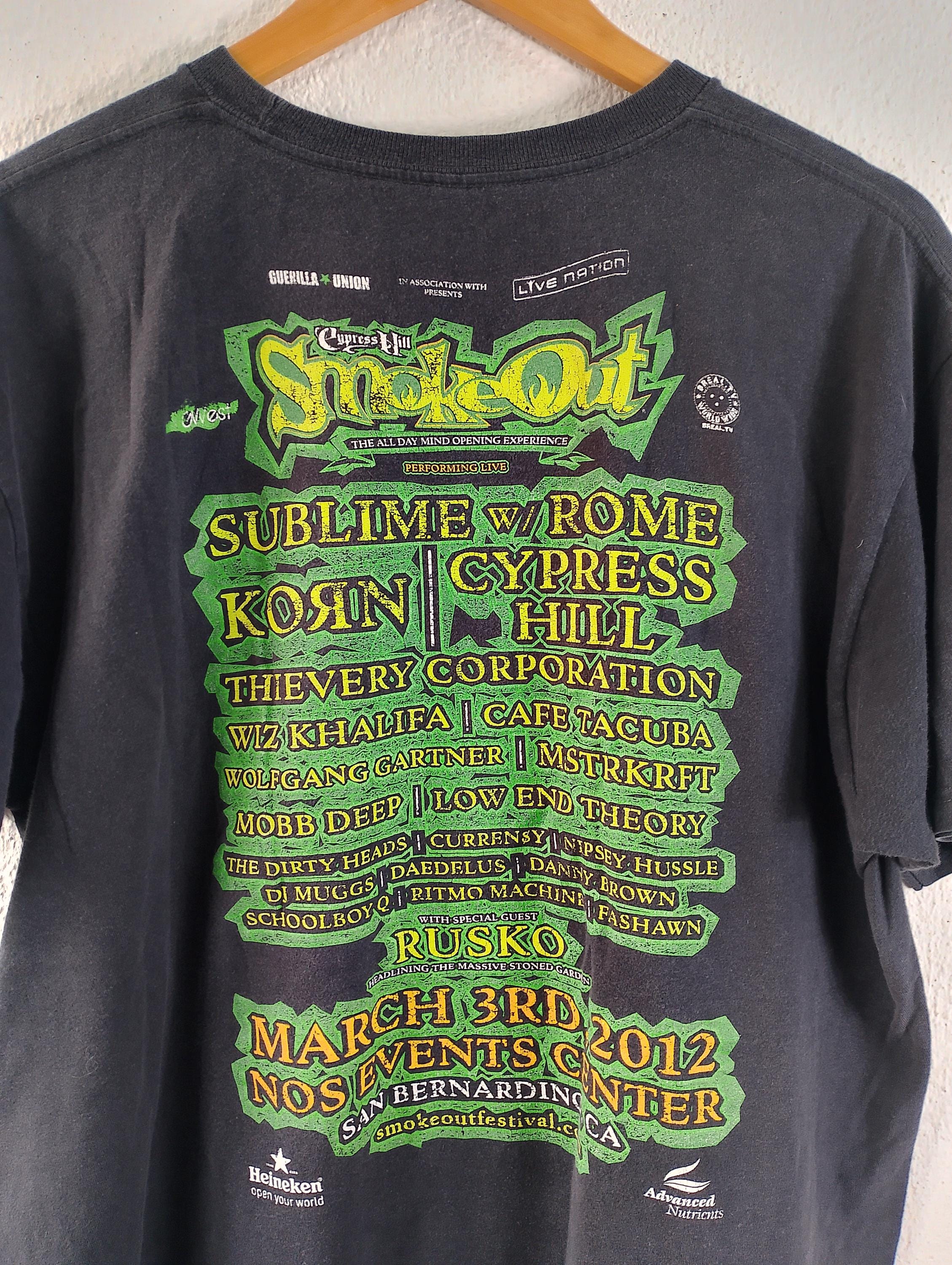 Cypress Hill Smokeout Various Artists Concert Tour T-shirt - Etsy