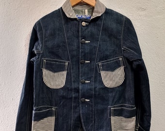 Joe McCoy denim M säckjacka storlek 34