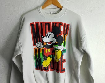 Vintage mickey mouse crewneck sweatshirt Large