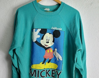 Vintage Mickey mouse crewneck Large