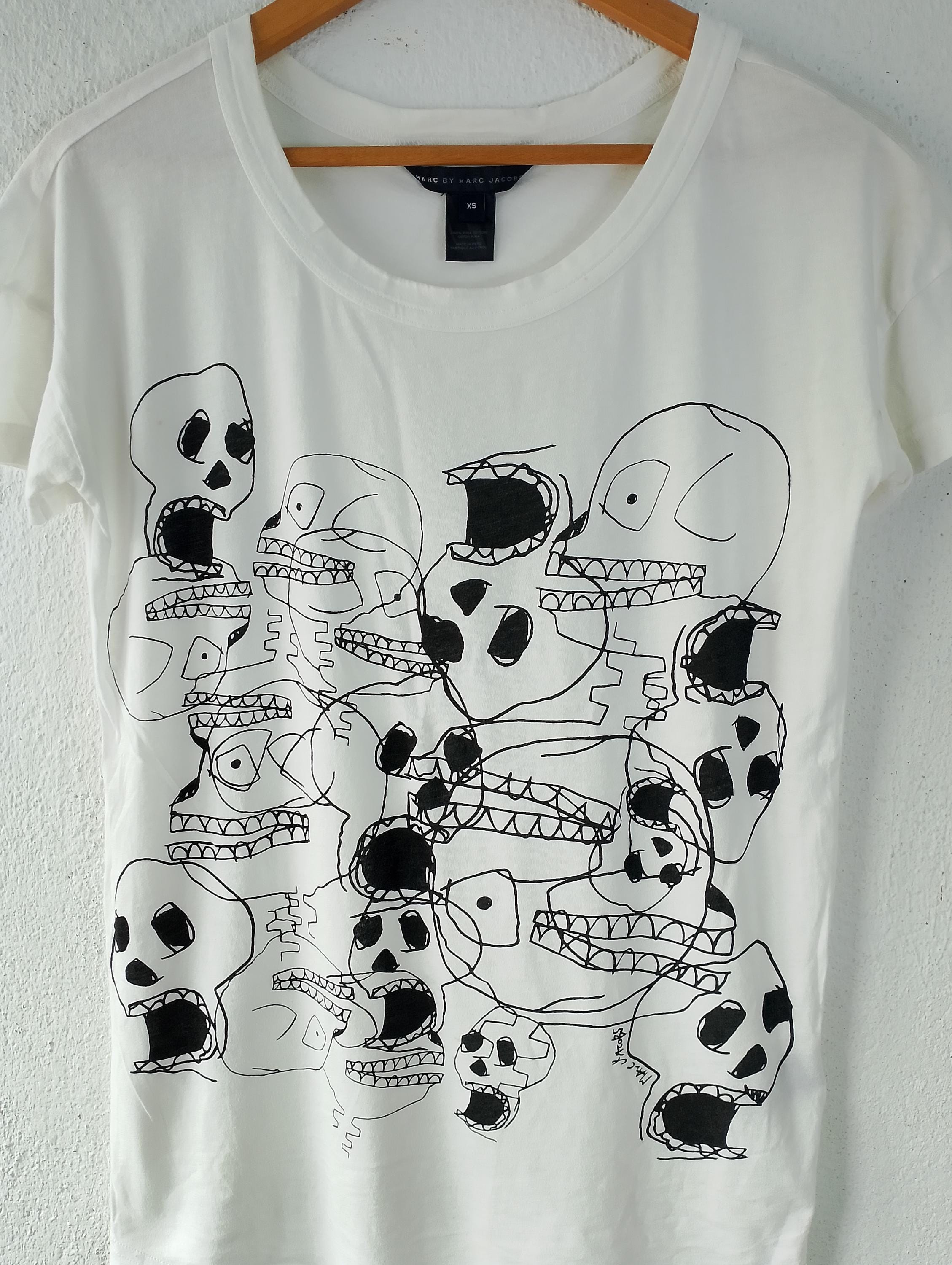 マークジェイコブス スカル Tシャツ XS - Etsy 日本