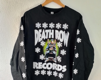 Death Row Records LA Graphic Long Sleeve Tee Black Size Medium - Etsy