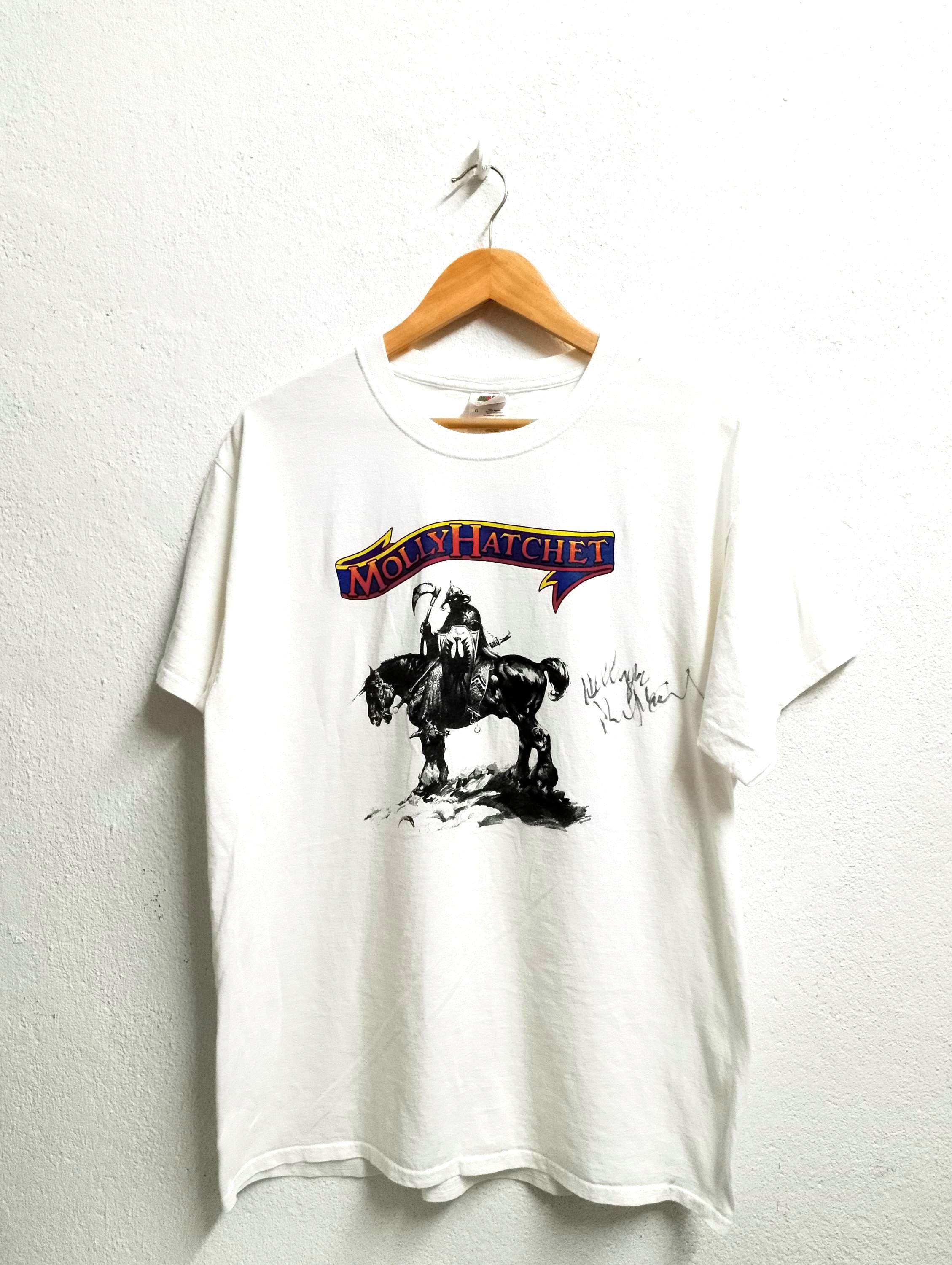 Molly Hatchet With Signed by Band Members T-shirt Large - Etsy