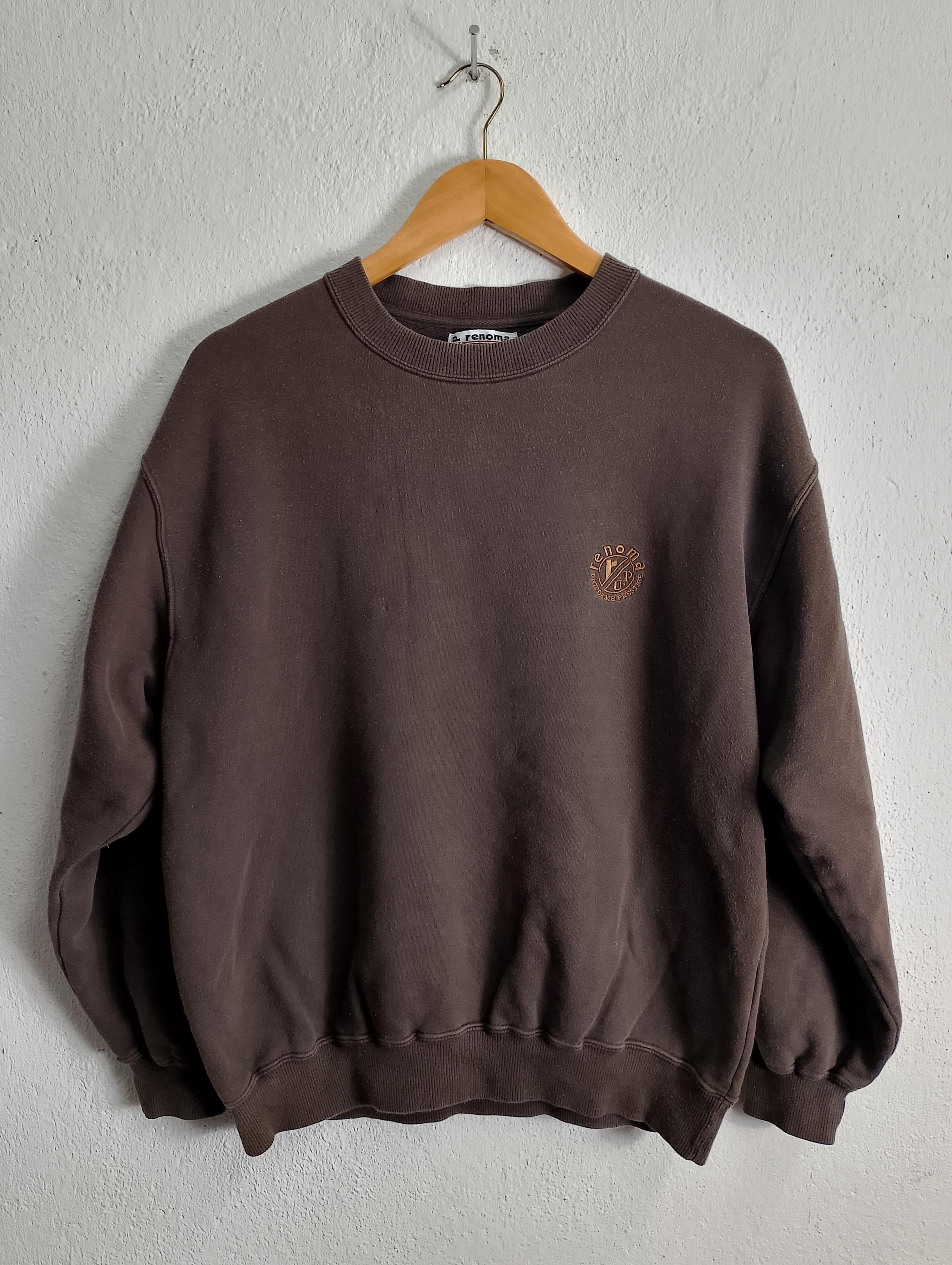 ヴィンテージ レノマ クルーネックスウェットシャツ M/L - Etsy 日本