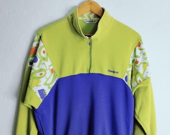 Vintage Reebok classic half zipper pullover sweatshirt - large