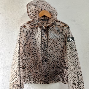 Kurtka przeciwdeszczowa Calvin Klein zapinana na guziki, rozmiar M
