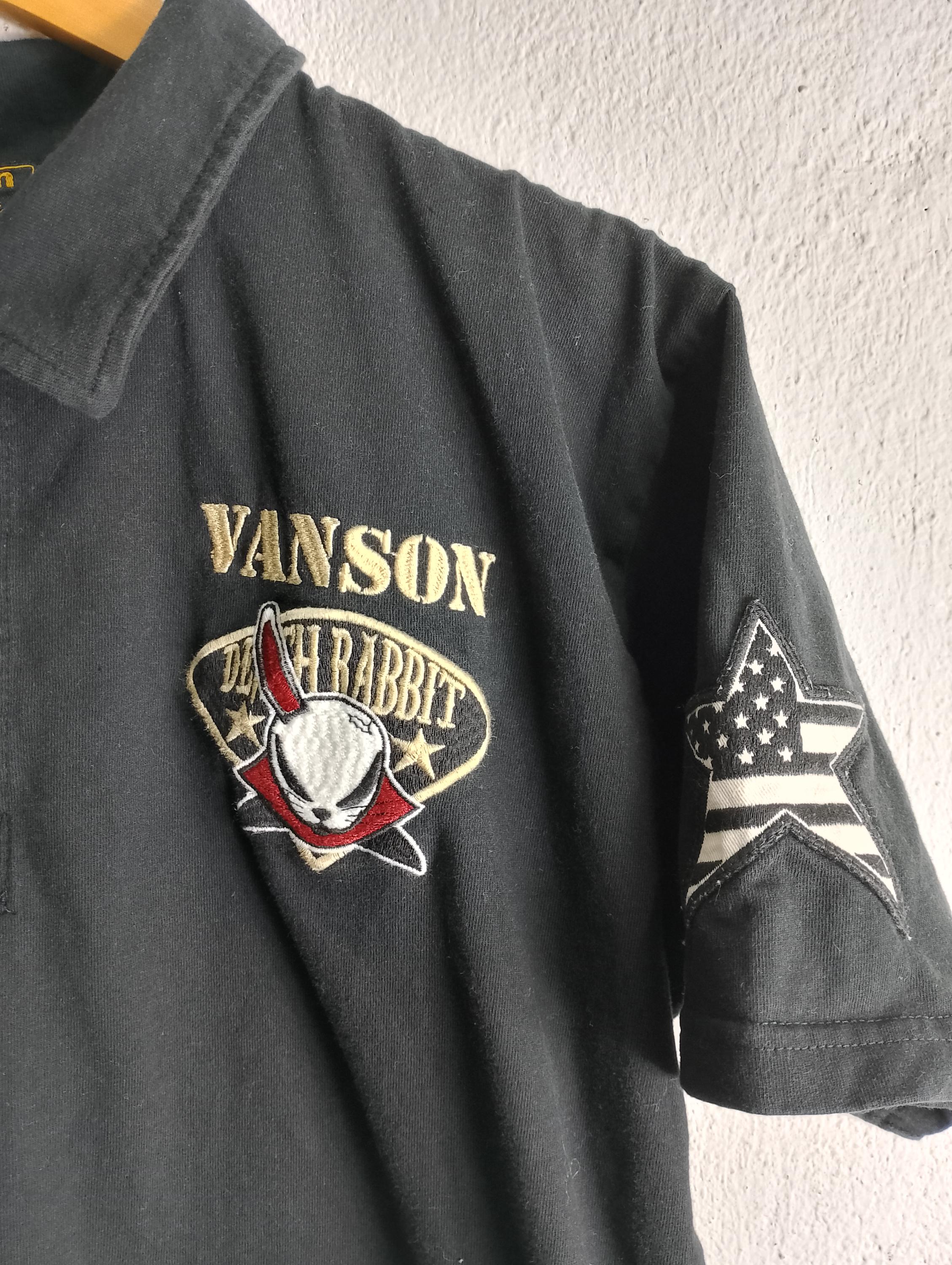 Vanson Embroidery Patch Polo T-shirt L/XL - Etsy