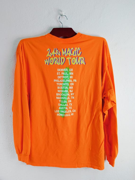 Bruno Mars Tour T-shirt XXL - Etsy