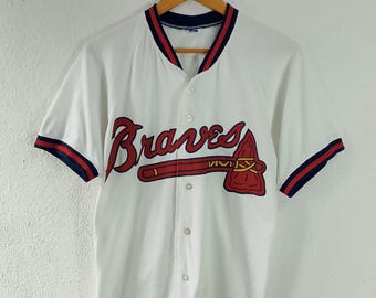1990-1999 Size 52 Atlanta Braves Russell Authentic Diamond Jersey