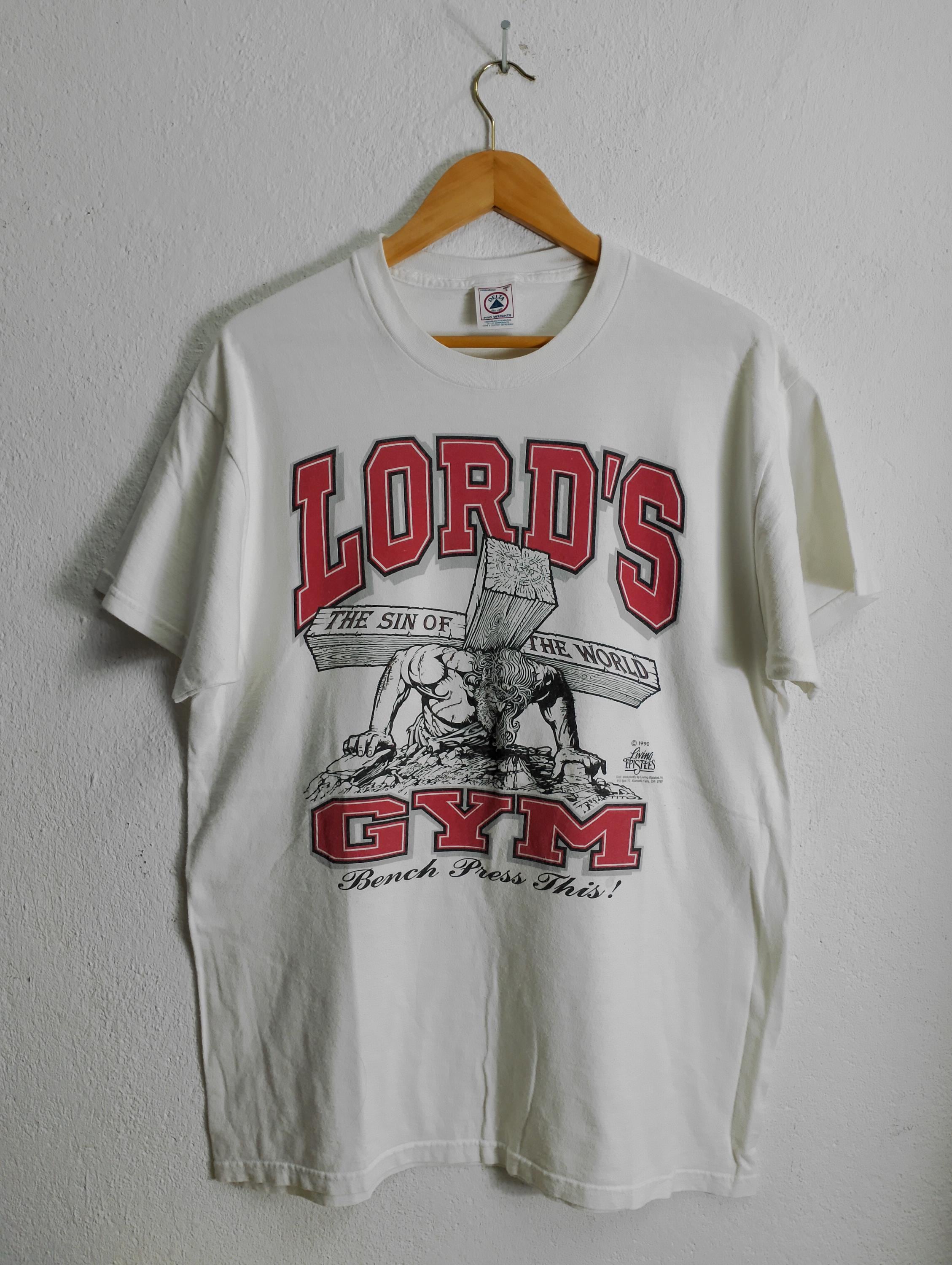 Vintage Lords Gym Jesus Christ T-shirt Large - Etsy