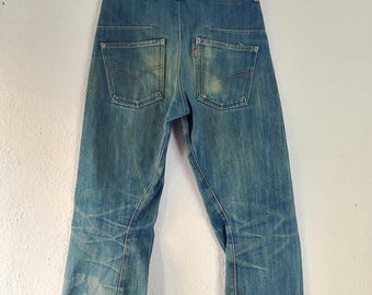 Y2K Levi's Engineered Jeans W29 L31: Relaxed Light Wash Denim - Etsy