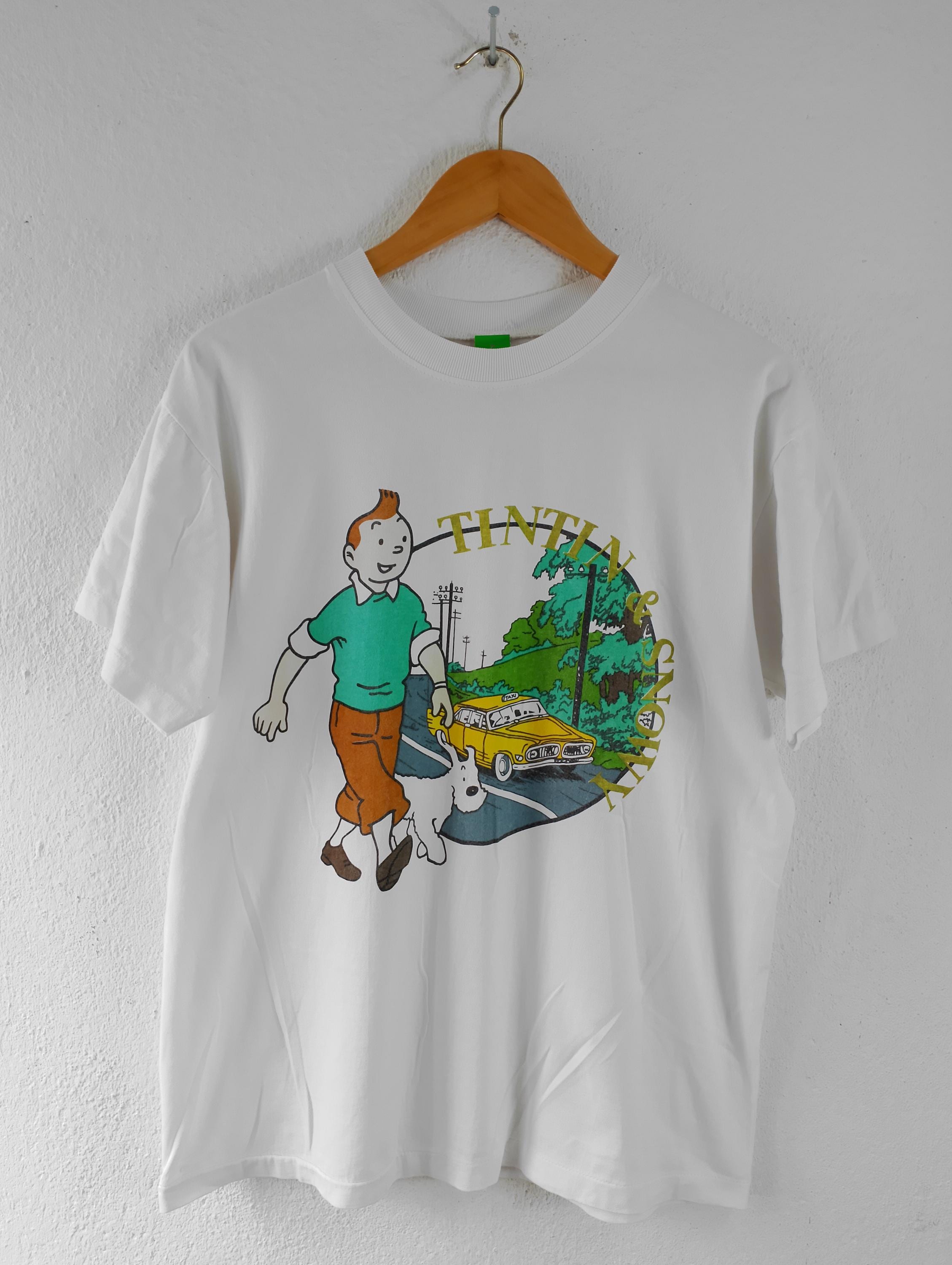 Vintage Adventure of Tin Tin and Snowy (comic) T-shirt Large - Etsy