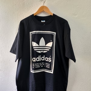 Vintage adidas trefoil big logo USA