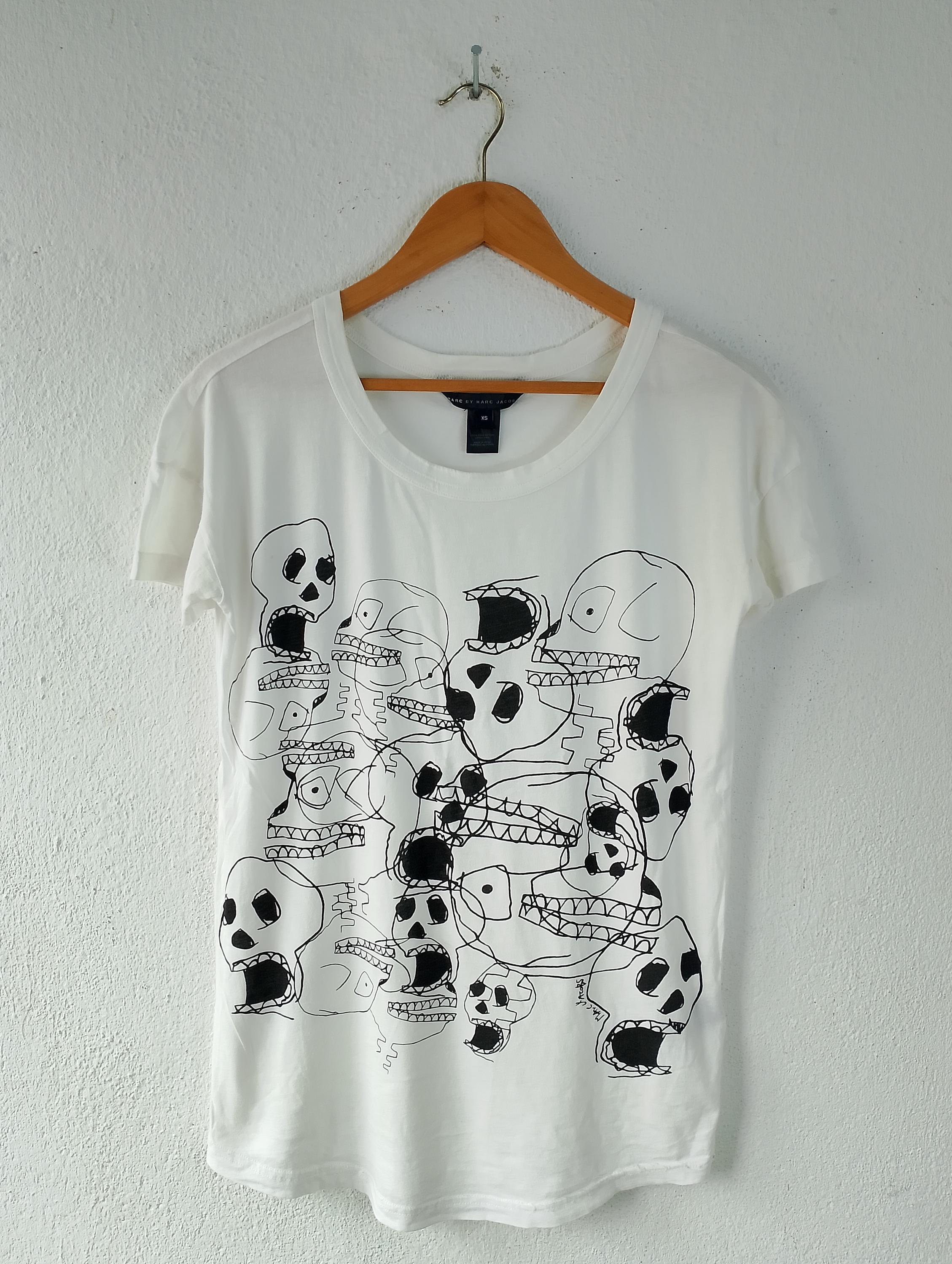 Marc Jacobs Skull T-shirt XS - Etsy