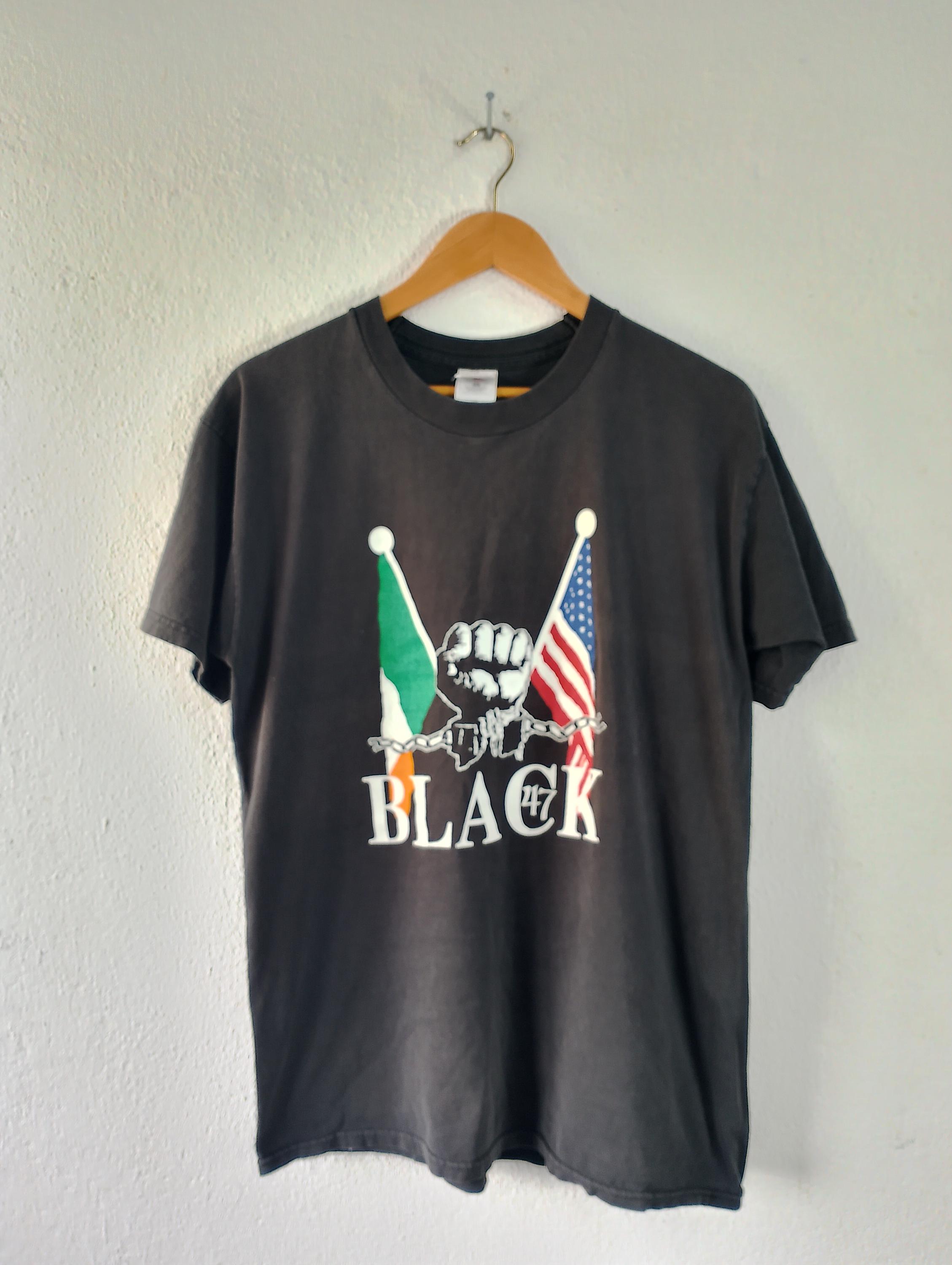Vintage Black 47 T-shirt Large - Etsy