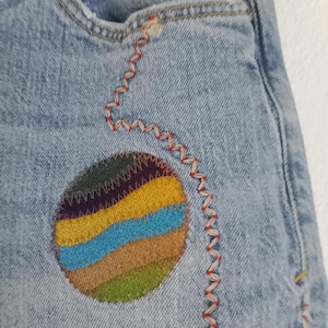 Calça jeans boyfriend slim Pilcro da Anthropologie, tamanho 26/27. imagem 6