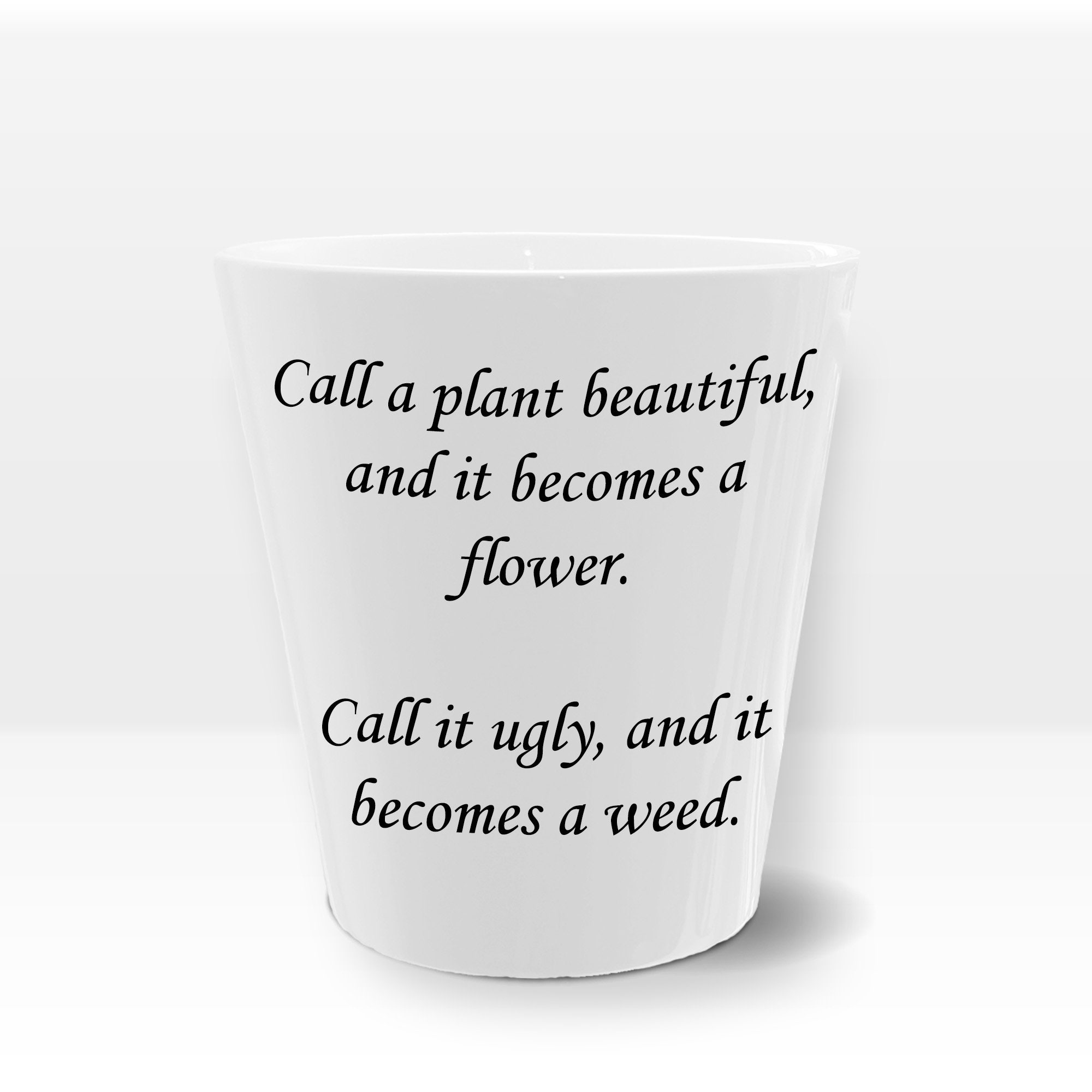 Personalised Plant Pot. Ceramic Indoor or Outdoor Flower Pot Etsy
