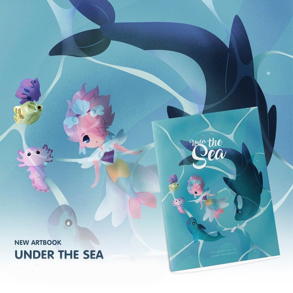 MINI ARTBOOK | Under the Sea |  Illustrations  | Art Collection & Stories | Sea Creatures Exclusive edition