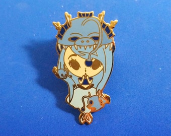 Lanterfish Blue Little Mermaid enamel pin (seconds availables!)