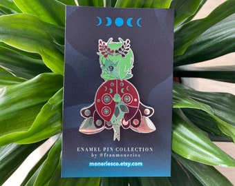 Ladybug Magical Forest Fairies fantasy enamel pin