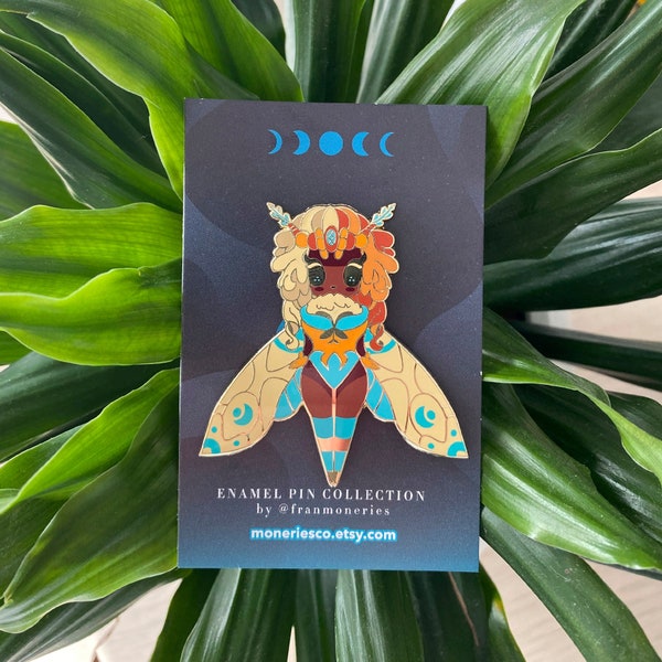 Queen Bee Magical Forest Fairies fantasy enamel pin