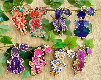 Fairies Wooden Keychains (8 different designs)