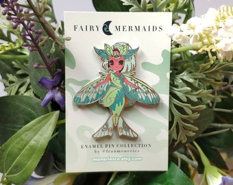 Solstice Fairy Mermaid fantasy enamel pin