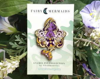 Equinox Fairy Mermaid fantasy enamel pin