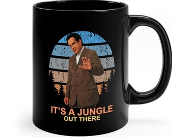 Mönch Becher, es ist ein Dschungel da draußen, lustige Adrian Mönch Kaffeetasse, TV-Show inspiriert Vintage Teetasse, Sie werden mir später danken, süßes Mönch Fan Geschenk